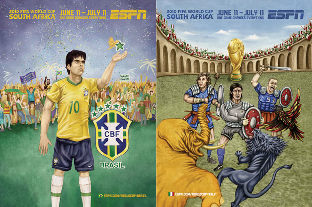 ESPN Murals World Cup Africa Art