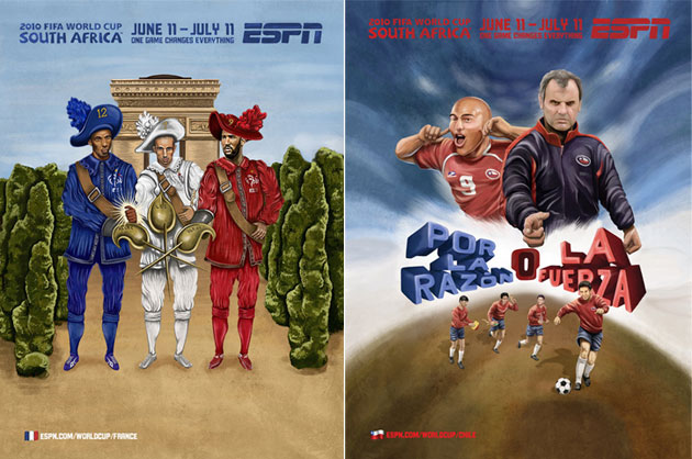 ESPN Murals World Cup Africa Art