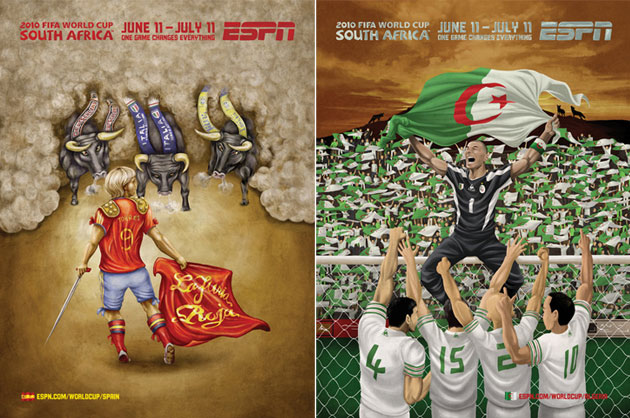 ESPN Murals World Cup Africa Art