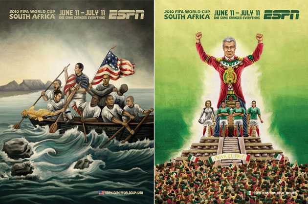 ESPN Murals World Cup Africa Art