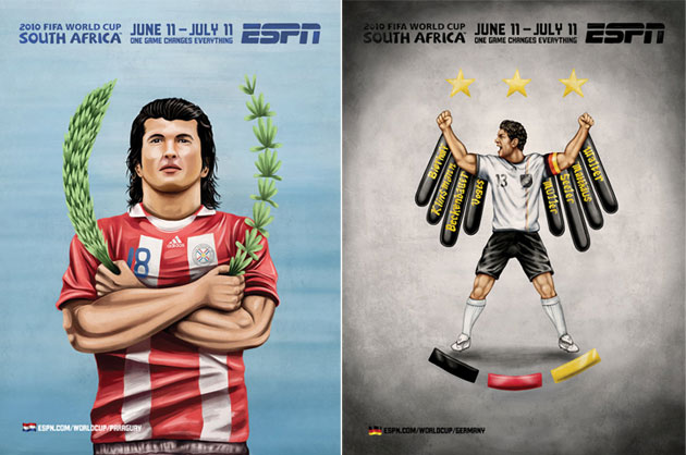 ESPN Murals World Cup Africa Art