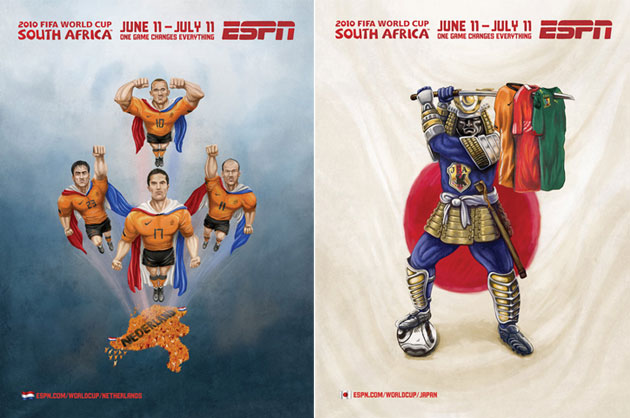 ESPN Murals World Cup Africa Art