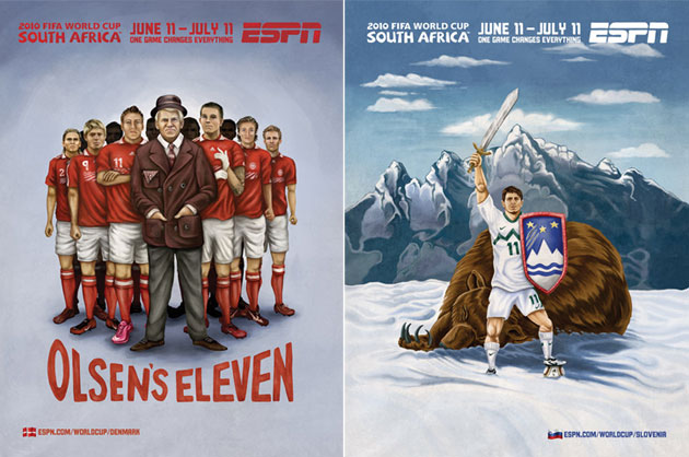ESPN Murals World Cup Africa Art