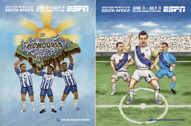 ESPN Murals World Cup Africa Art