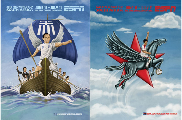 ESPN Murals World Cup Africa Art