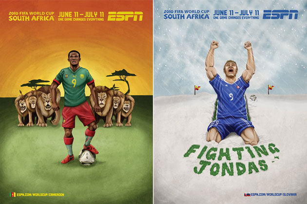 ESPN Murals World Cup Africa Art