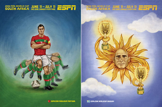 ESPN Murals World Cup Africa Art