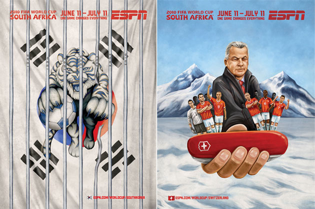 ESPN Murals World Cup Africa Art