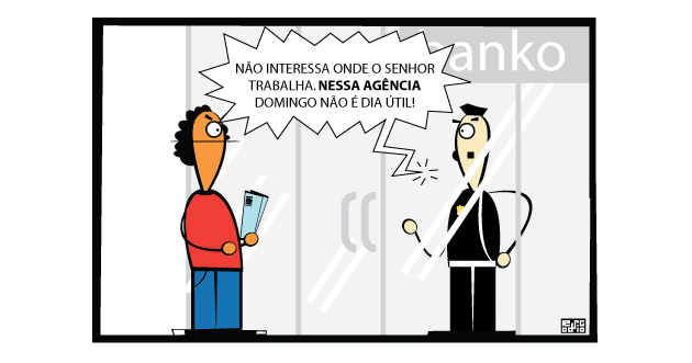 Mário na agência