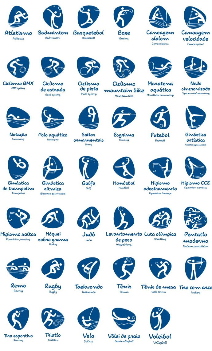 Rio 2016 Pictogramas