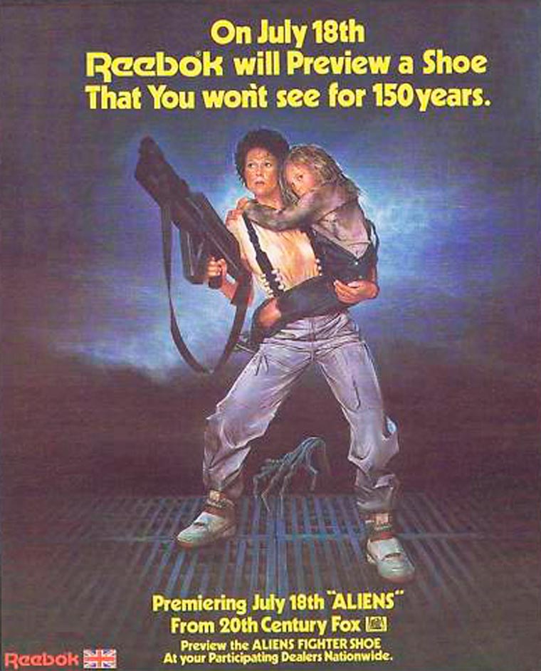 Anúncio original do tênis, lançado em 1987