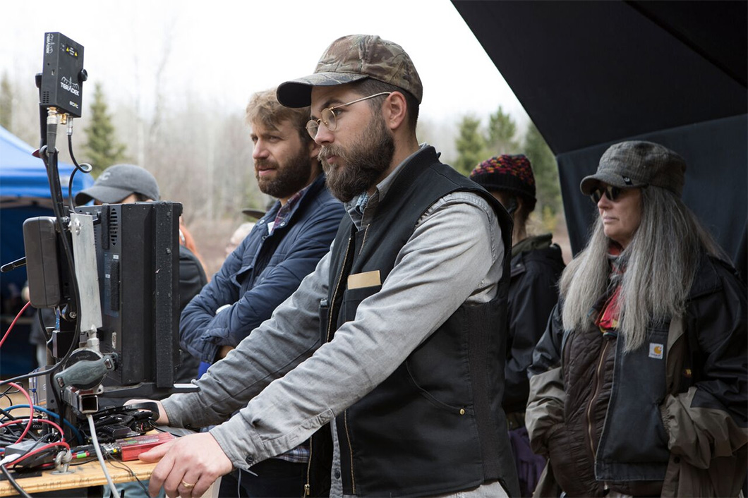 Diretor Robert Eggers no set