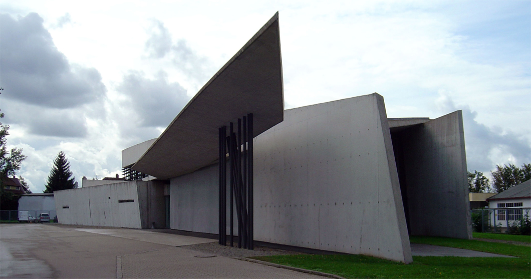 Vitra Fire Station, na cidade de Weil am Rhein, na Alemanha.