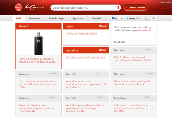 Portal Claro 4G