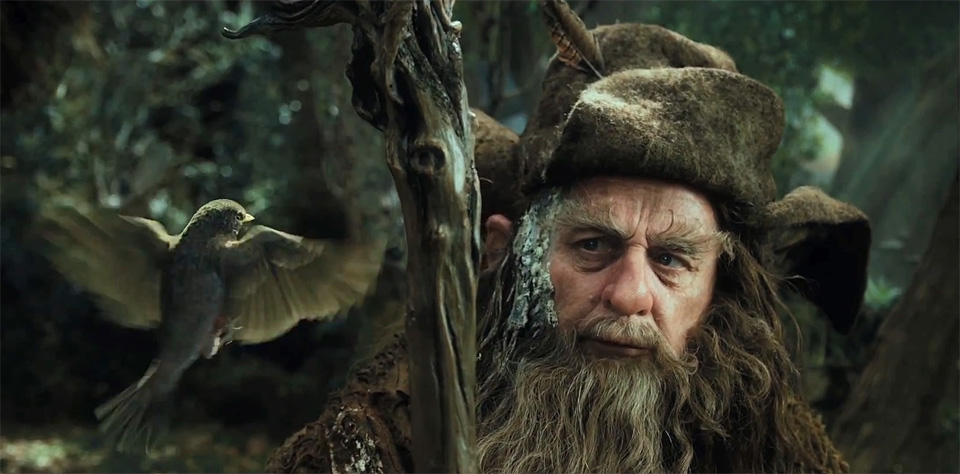 Radagast: Personagem citado só de passagem na obra de Tolkien