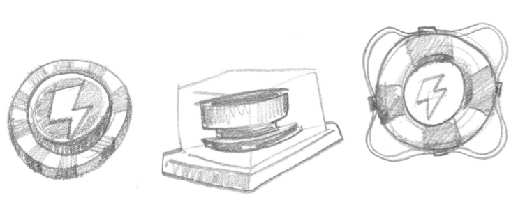 Rascunho do ícone feito pelo Weno