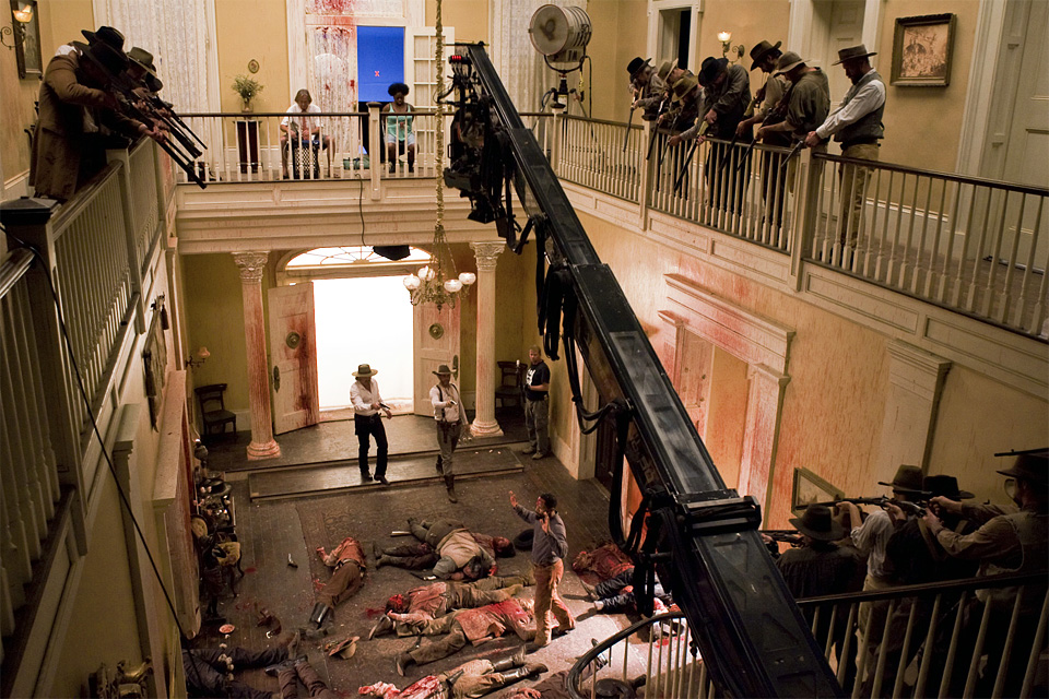 O set sanguinolento de Django Livre