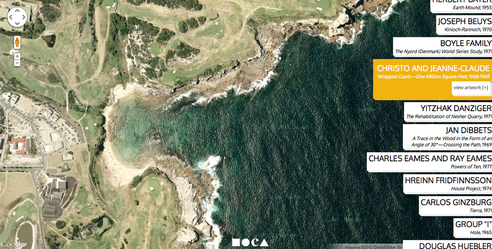 Wrapped Coast, Christo (hoje)