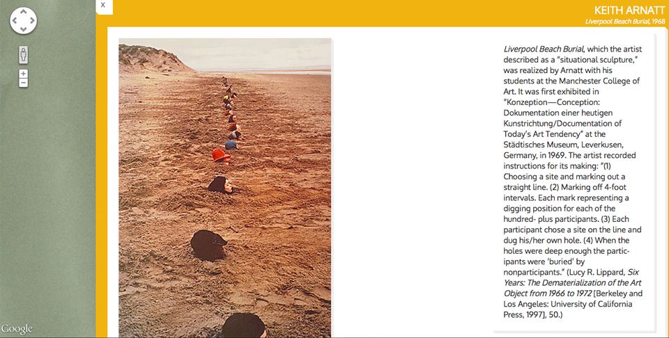 Liverpool Beach Burial, Keith Arnatt (obra)