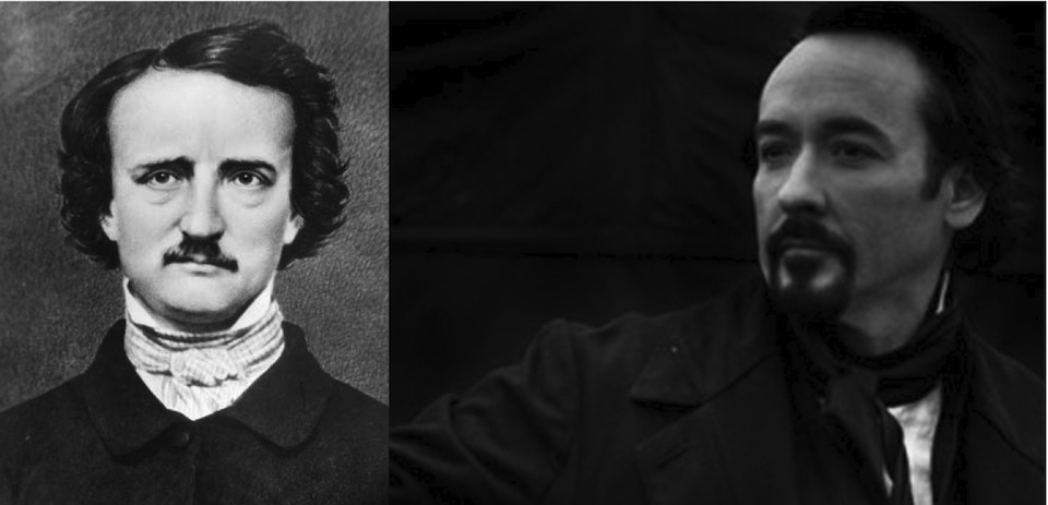 Edgar Allan Poe (John Cusack in The Raven)