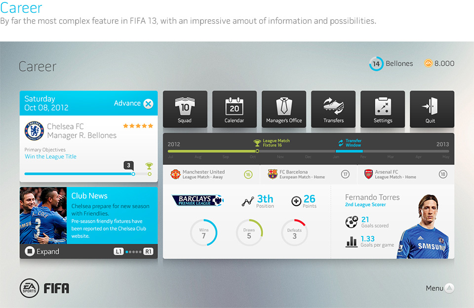 Fifa Interface Concept