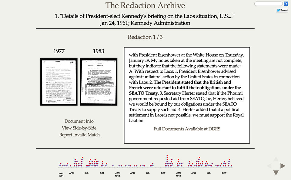 Redaction Archive