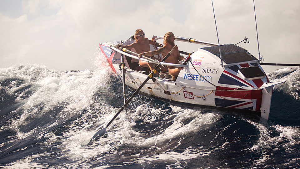 2 Boys In A Boat.  Talisker Atlantic Whiskey Challenge.  Antigua.