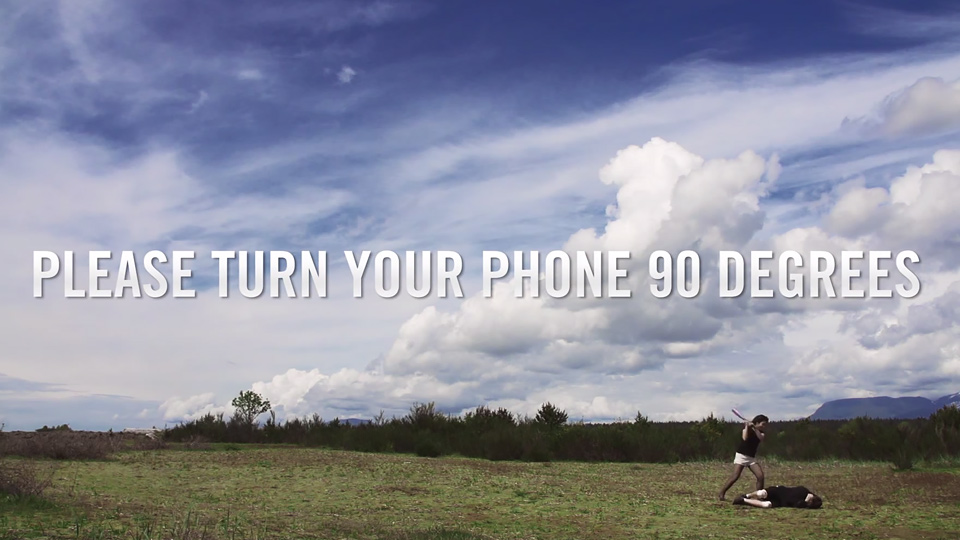Turn Your Phone 90 Degrees