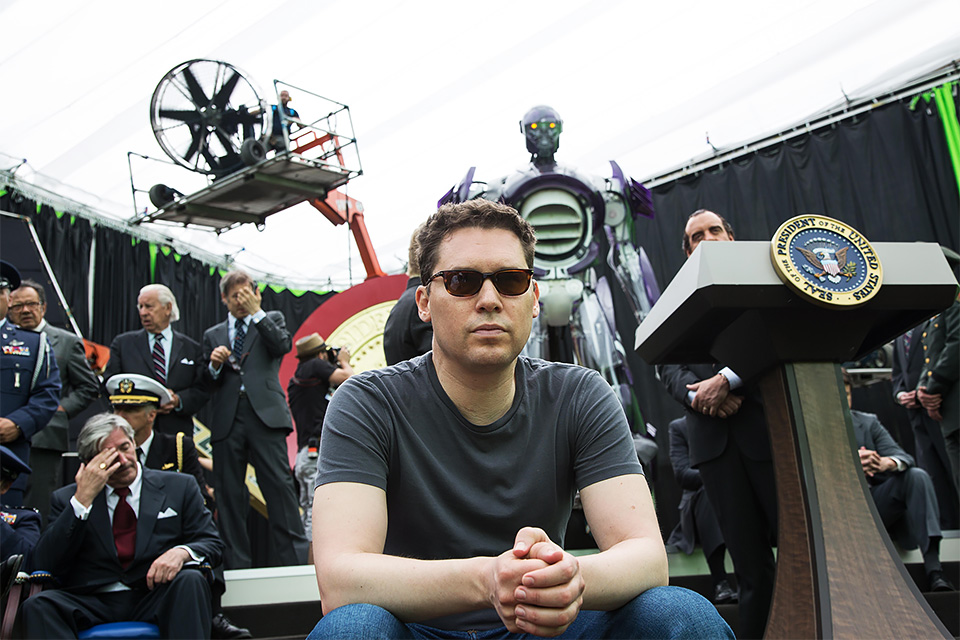 Bryan Singer no set