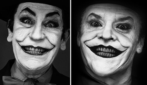 Jack Nicholson como Coringa, de Herb Ritts