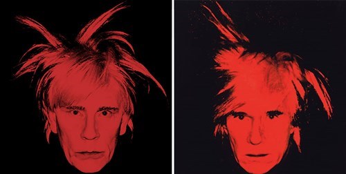 Autorretrato de Andy Warhol