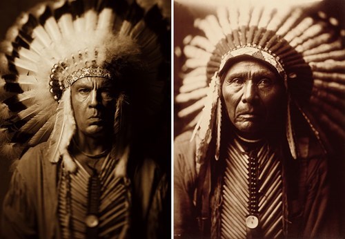 Três Cavalos, de Edward Sheriff Curtis