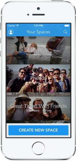 App "Moments", do Facebook, seria parecido com o app Cluster (foto)