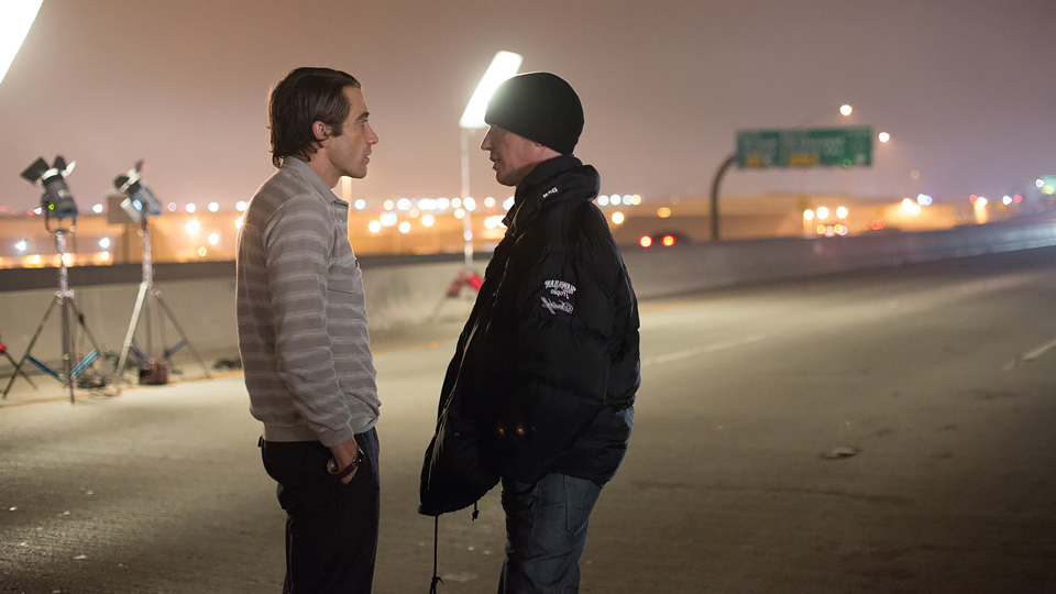 Jake Gyllenhaal e o diretor Dan Gilroy