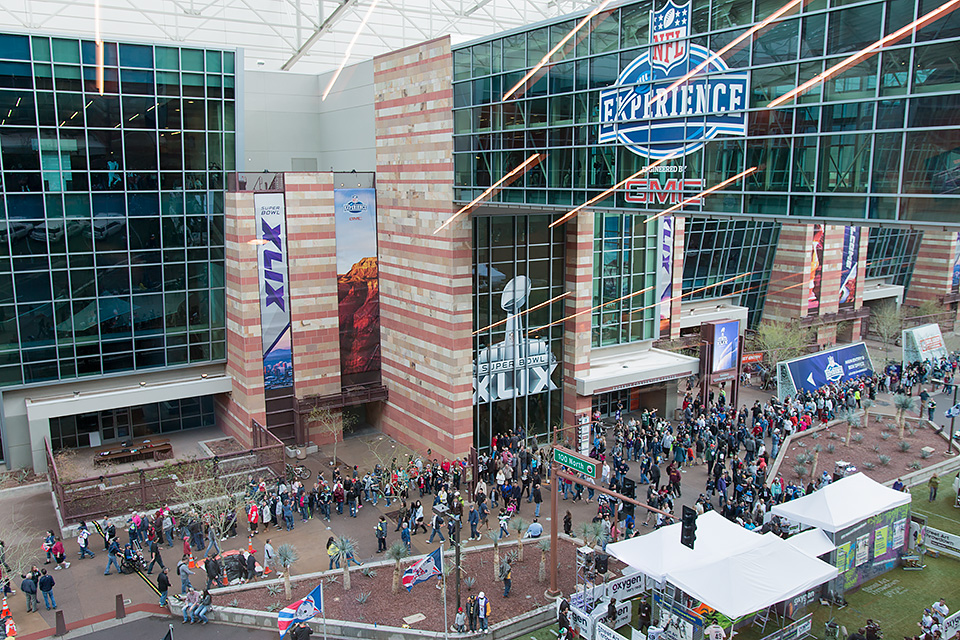 Super Bowl Central e NFL Experience