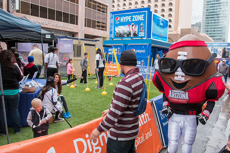 Super Bowl Central e NFL Experience