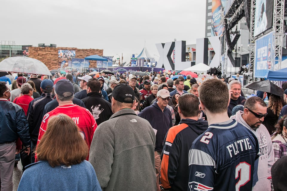 Super Bowl Central e NFL Experience