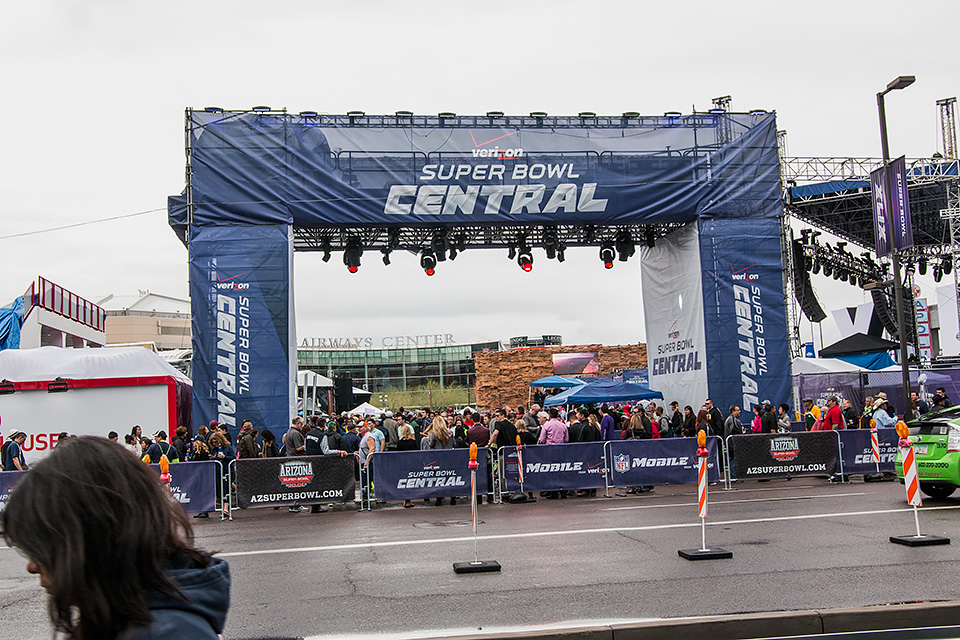Super Bowl Central e NFL Experience