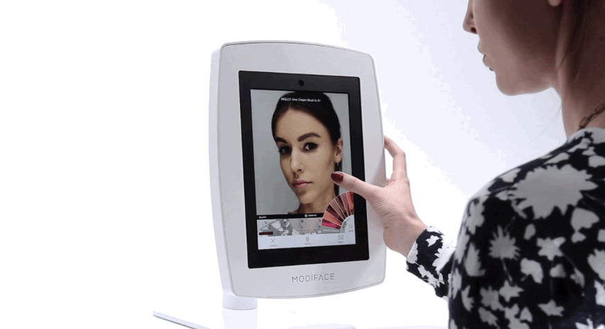 Aplicação virtual de produtos