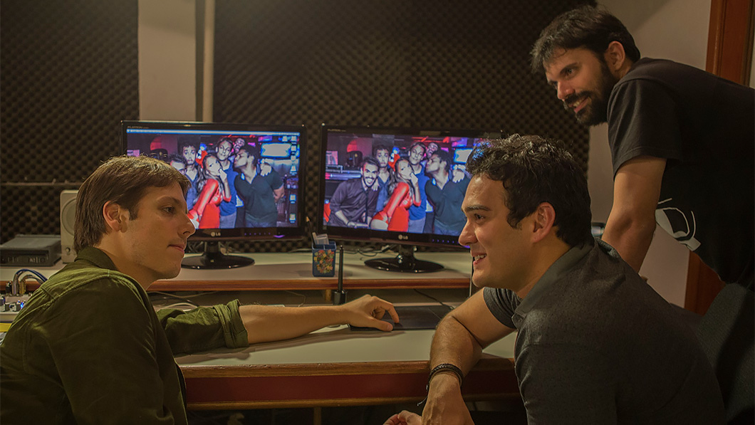 O diretor Ian SBF, no canto direito