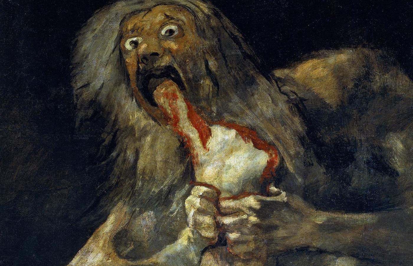 Saturno devorando seu filho. Goya.