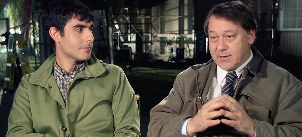 O diretor Gil Kenan (à esquerda) e o produtor Sam Raimi