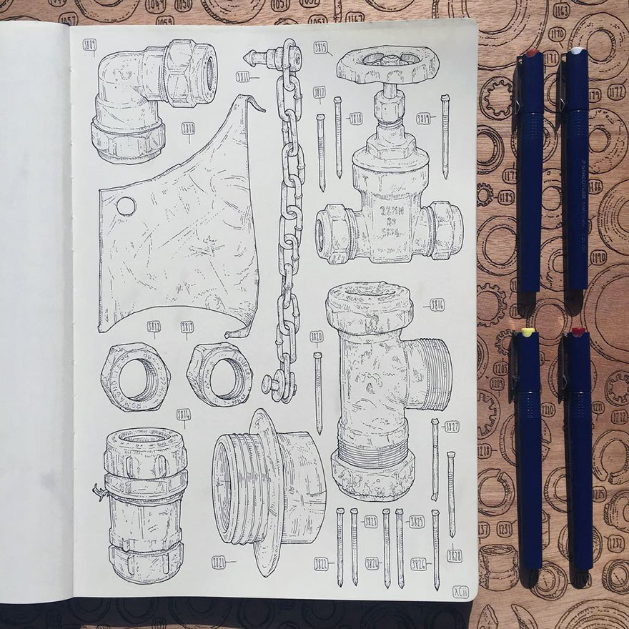 grandfather-died-illustrations-tools-shed-project-lee-john-phillips-13