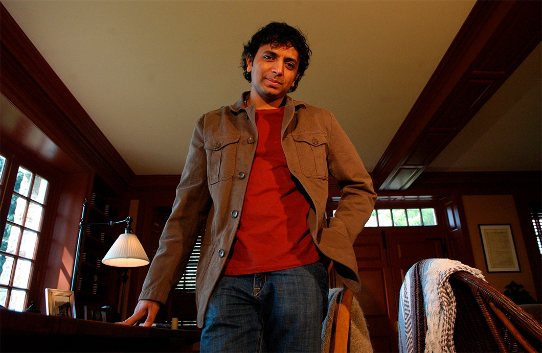 M. Night Shyamalan no set de “A Visita”