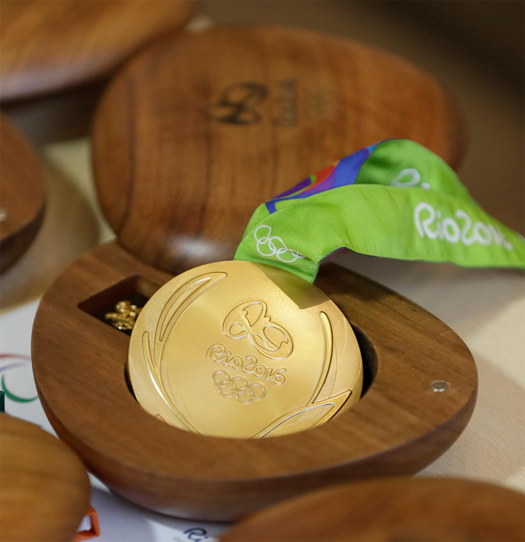 Medal Rio 2016 Wooden Case
