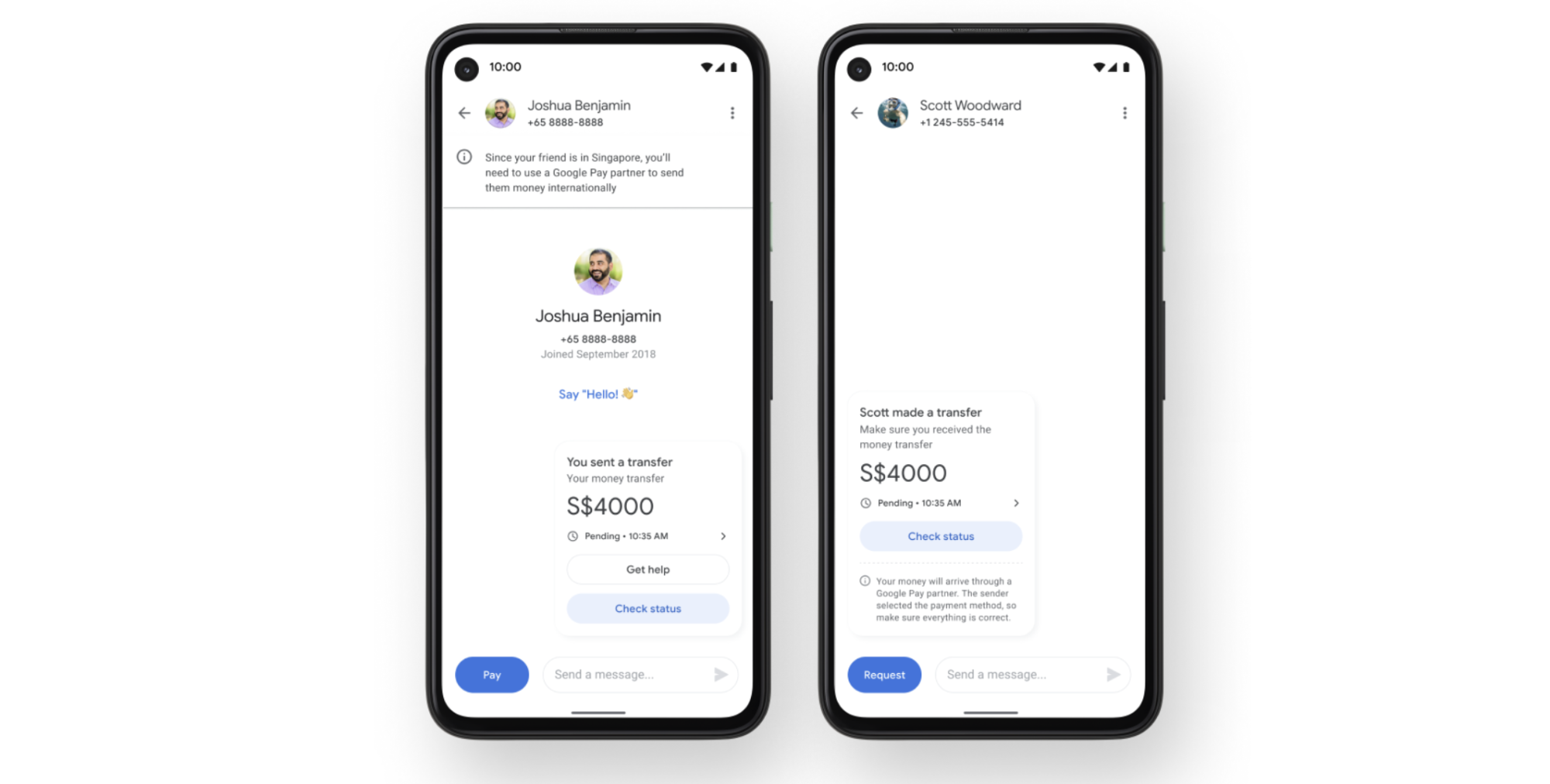 Google Pay passa a aceitar transferências internacionais