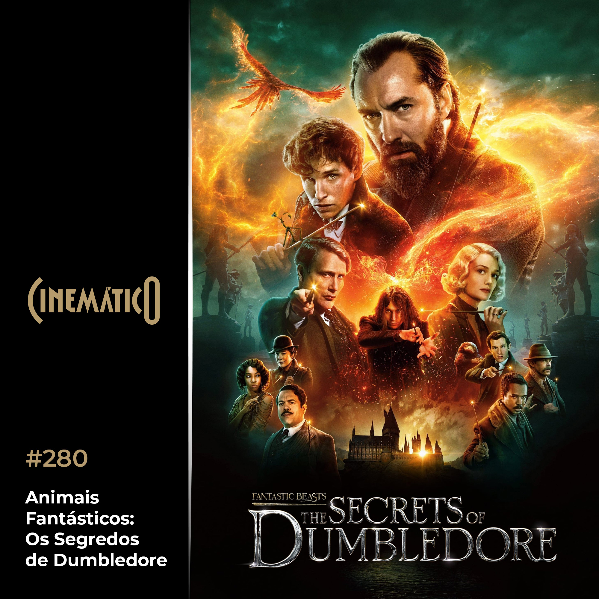 Capa - Animais Fantásticos: Os Segredos de Dumbledore
