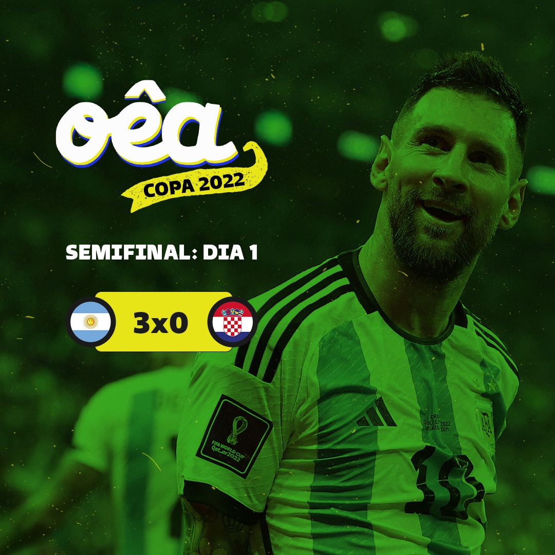 Capa - Copa 2022 – Semifinal: 🇦🇷 3-0 🇭🇷