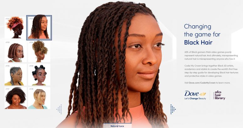 Unilever_Dove_Afro-Hair-Library_Code-My-Crown