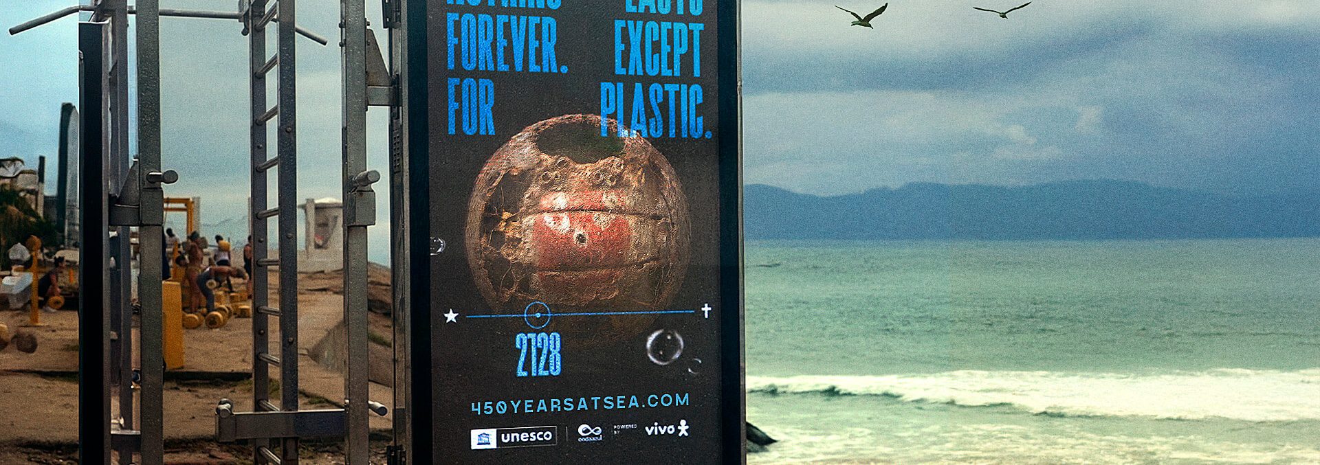  Advertisement, Bus Stop, Outdoors, Poster, Animal, bird, Person, Nature, Sea, Water